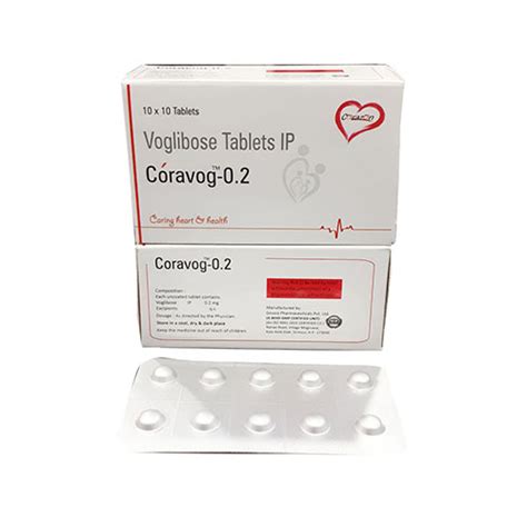 Coravog 0.2 - Voglibose Tablets IP - Arlak Biotech