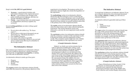 Image result for Informative Abstract