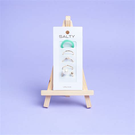 Set Of 5 Modern Maven Rings | Salty – Salty Accessories