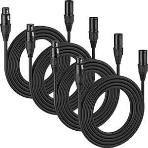 MFL DMC-3 DMX Cable 3 Pin Signal XLR Male to Female 10.2ft DMX Wires ...