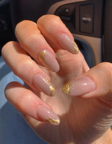 gold flake nail polish