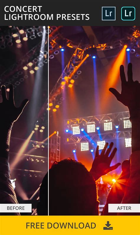 Download Free Concert Lightroom Presets | Concert photo editing iphone ...