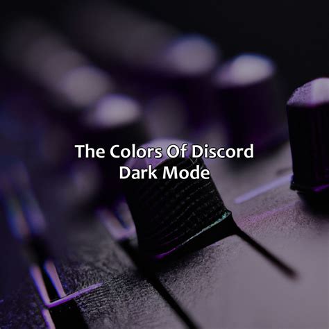 Discord Dark Mode Color Number at tanromanblog Blog