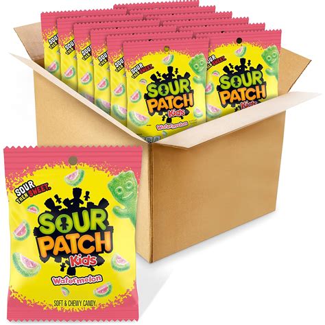 SOUR PATCH KIDS Watermelon Candy, 12 Bags 5 oz. India | Ubuy
