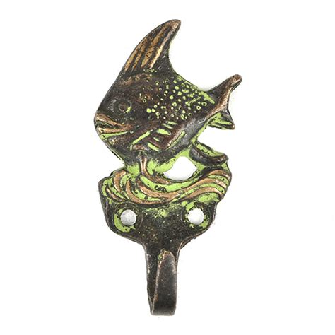 Bronze Black Fish Wall Hooks