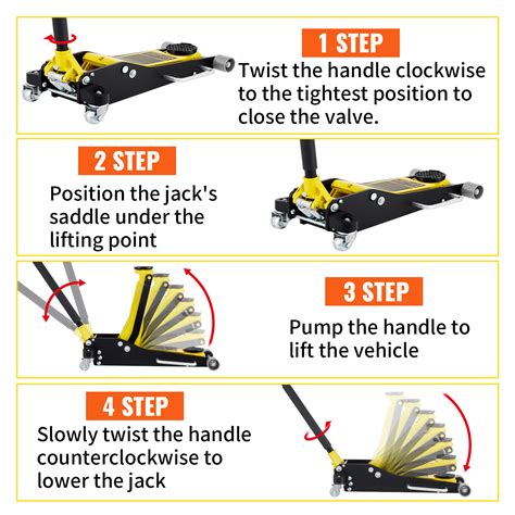 VEVOR Floor Jack, 2.5 Ton Low Profile Floor Jack, Aluminum and Steel ...