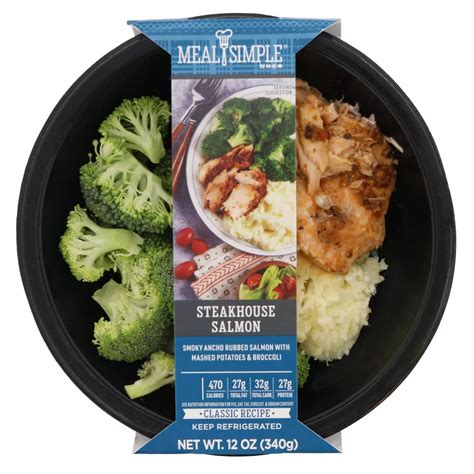 Meal Simple by H-E-B Steakhouse Salmon Bowl - Shop Entrees & sides at H-E-B