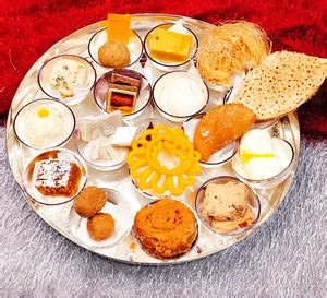 German Silver Bhog Thali set for Offering Bhog to Your Deities-LR001BT ...