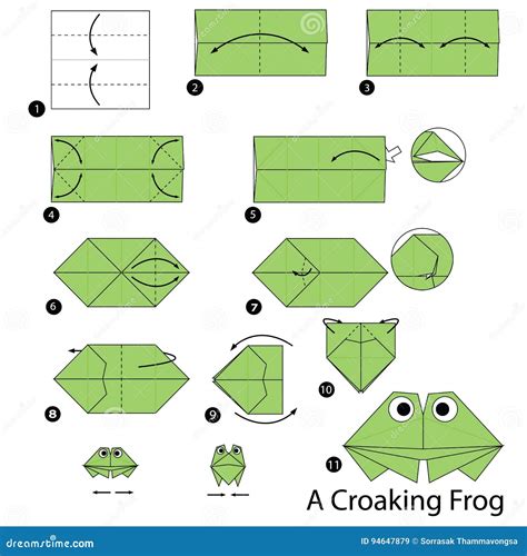 How To Make A Paper Frog Step By Step at Larry Childs blog