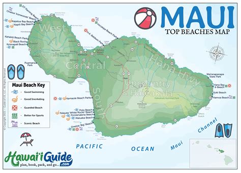 Best Beaches On Maui Map