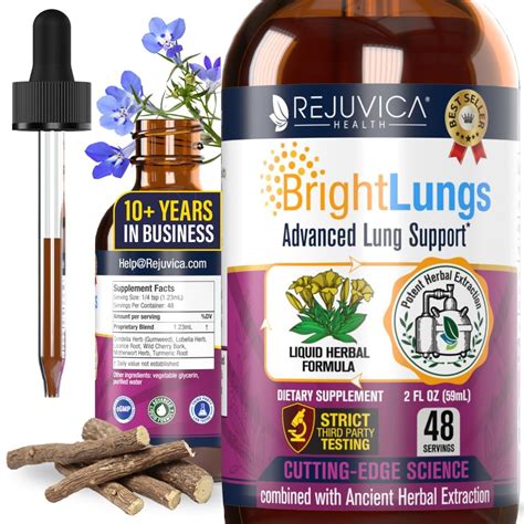 RejuvicaHealth Bright Lungs - Lung Detox Support Supplement to Help ...