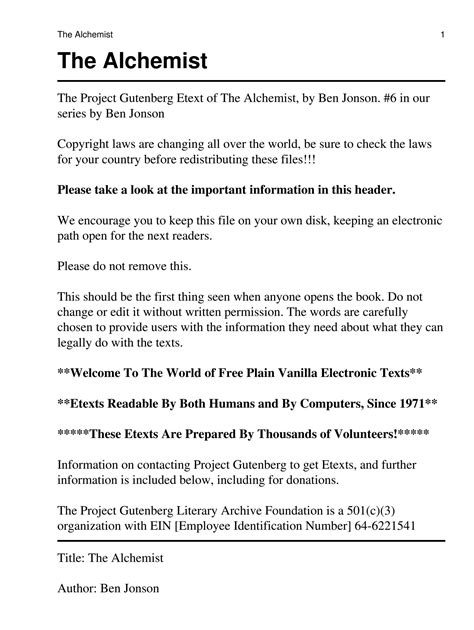 SOLUTION: The Alchemist 1 Novel by Paulo Coelho pdfdrive - Studypool