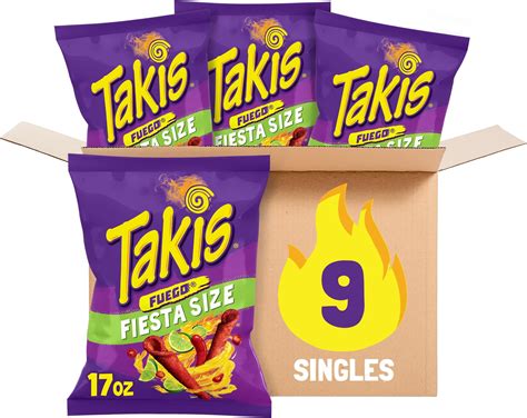 Amazon.com: Takis 18 pc / 1 oz Zombie Multipack, Habanero & Cucumber ...