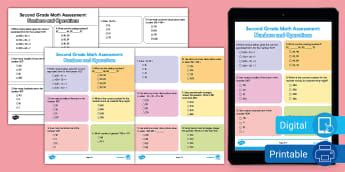 Second Grade Math Assessment | Twinkl - Twinkl