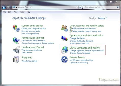 Image result for Windows 7 Language Settings