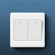 1/2/3/4 Gang Wall Switches 1Way Button Wall Light Switch Panel On / Off ...