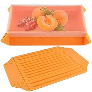 Buy Silicone Folding Dinner Plates,1 PCS Magnetic Attraction ...
