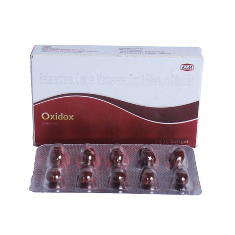 Oxidox Softgel Capsule 10's Price, Uses, Side Effects, Composition ...