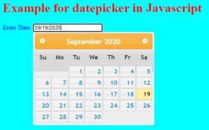 JavaScript for Date Picker By Date Icon 的图像结果