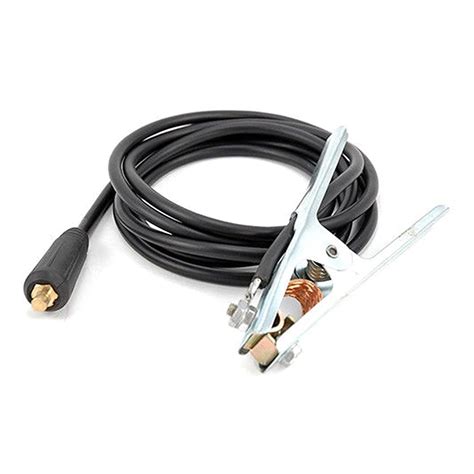 300A Groud Welding Earth Cable Clamp Welder 3M/ Cable 10-25 Plug Weld ...