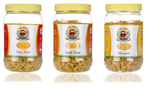 Fressco Nature's Garden Penne, Macaroni and Fusilli Pasta, 1500 g ...