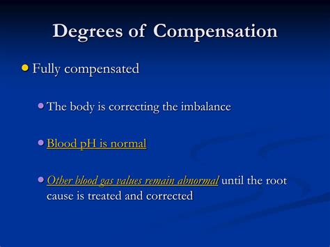 PPT - Interpretation: Compensated and Uncompensated Blood Gas Analysis ...