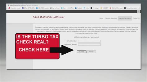 Turbo Tax Checks: How to make sure it's for real | wfmynews2.com
