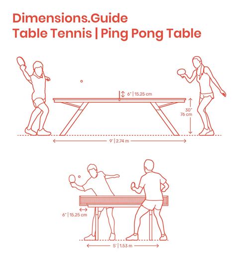 Table Tennis | Ping Pong Tables | Ping pong table measurements, Table ...