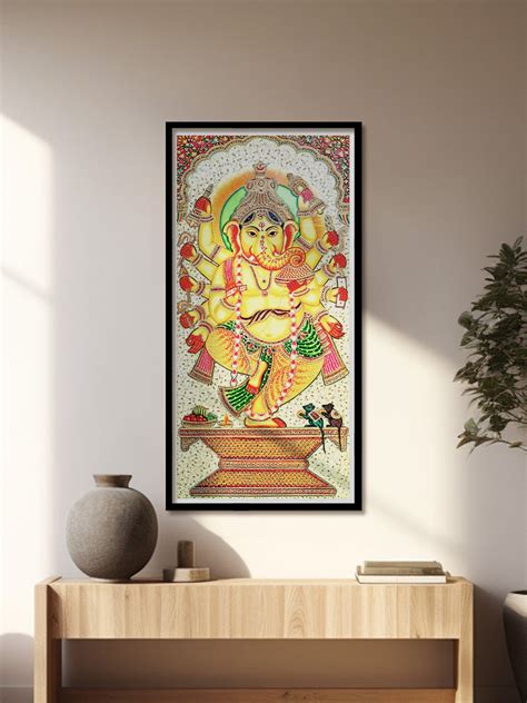 Buy Radha-Krishna Miniature Painting | Buy Indian folk Painting Online