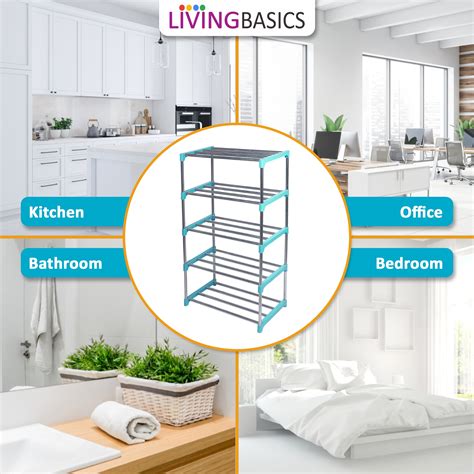 5 Layer Multipurpose Storage Rods Rack – LIVINGBASICS