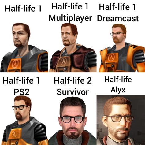 What is your favorite Gordon Freeman model? : r/HalfLife