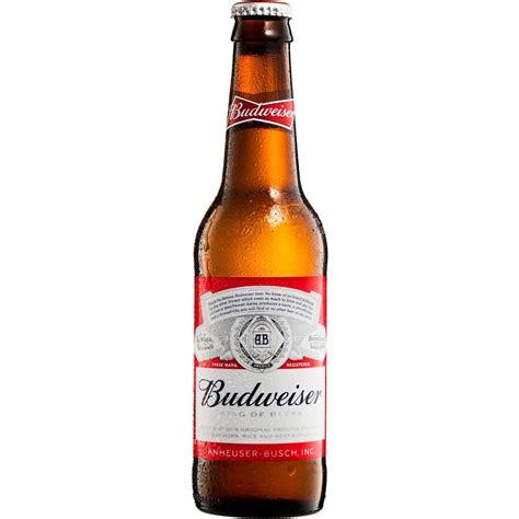 Budweiser Lager Bottle 355ml | Woolworths