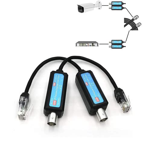 IP Passive Extender Ethernet Over Coax 1-CH, IP Network to Coaxial ...