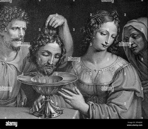 Salome, daughter of Herod II with the head of John the Baptist, bible ...
