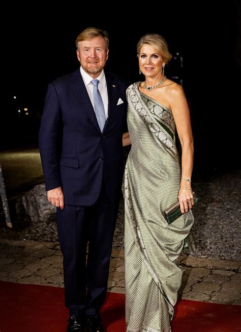 Queen Máxima’s green saree in Suriname made a jewel-studded cultural ...