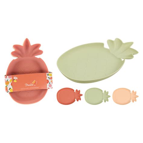 Koopman Plastik Tabak Fruit 3 Parça 24 x 15 x 2 Cm - Migros