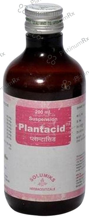 Solumiks Plantacid Syrup – Uses, Price, Side Effects | PlatinumRx