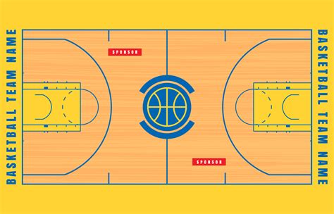 Printable Basketball Court Dimensions