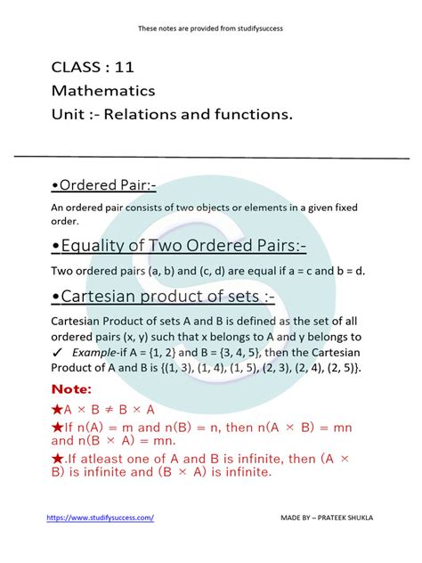 Image result for Class 11 Maths Relation and Function Full