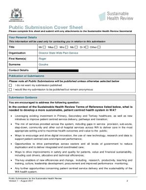 Fillable Online www.rph.health.wa.gov.aumediaPublic Submission Cover ...