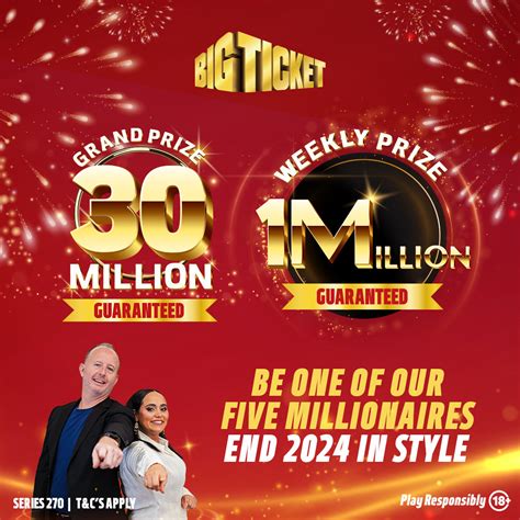 Big Ticket | End 2024 with a BANG and start 2025 as a Millionaire! The ...