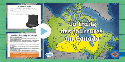 The Fur Trade in Canada PowerPoint French (teacher made)
