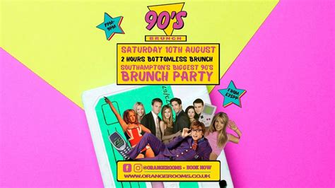 90s Themed BOTTOMLESS BRUNCH! 💿🧑‍🎤, 1-2 Vernon Walk, SO15 2EJ ...