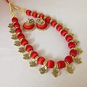 Buy Red Jewellery Set at Amazon.in