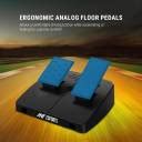 Ant Esports GW180 Corsa Gaming Racing Wheel with Pedals, 13 action ...