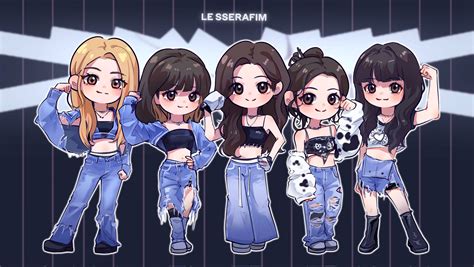 Le sserafim | Kpop drawings, Cute eyes drawing, Kpop fanart