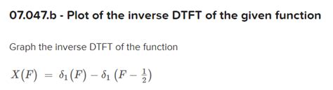 Image result for Inverse Dtft MATLAB