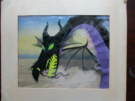 Vintage Disney Animation Cell Maleficent 1959 | #3887573420