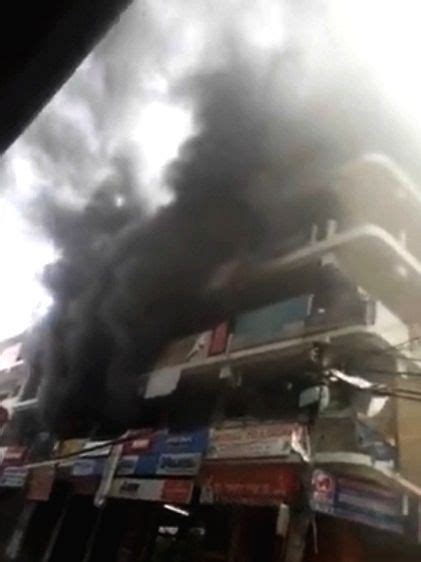 Noida: Fire guts building in Nithari village