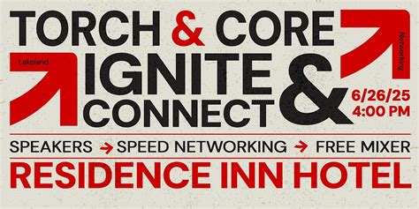 Ignite & Connect Speed Networking by Torch & CORE Network Groups ...